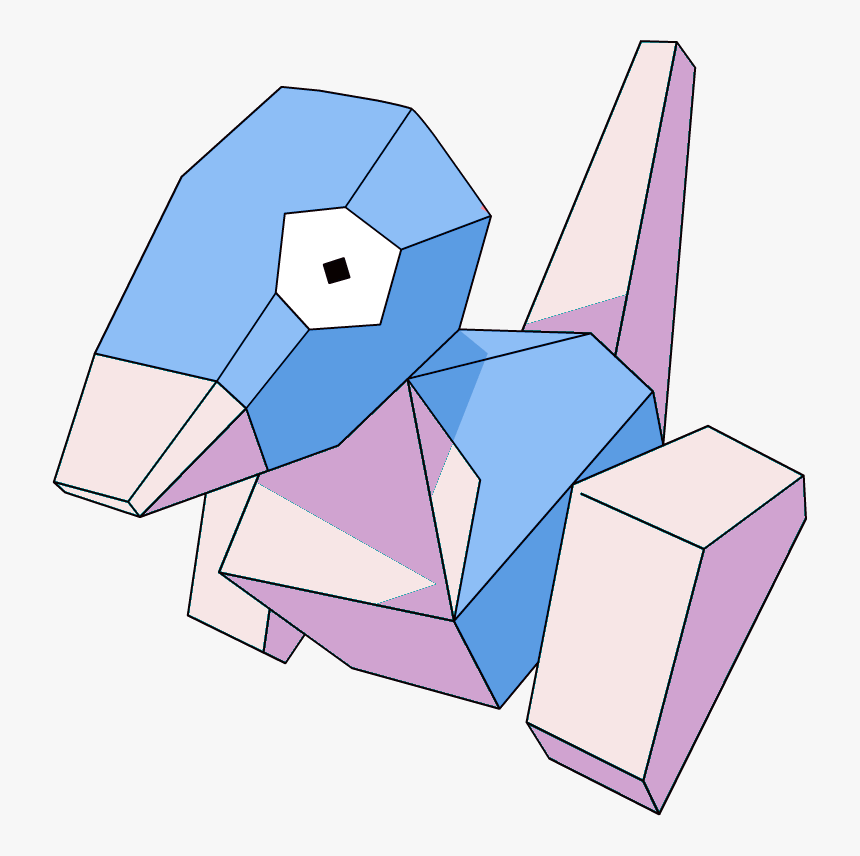Porygon Png, Transparent Png