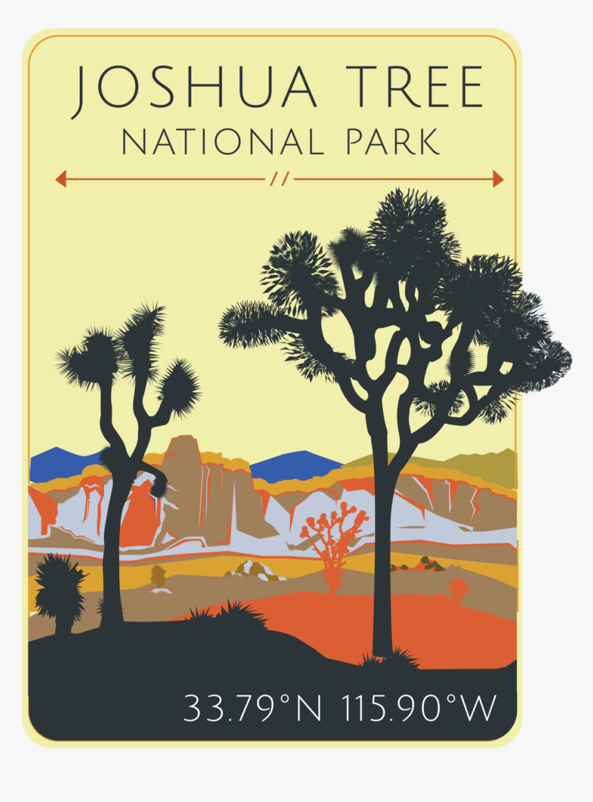 Joshua Tree Illustration-01, HD Png Download