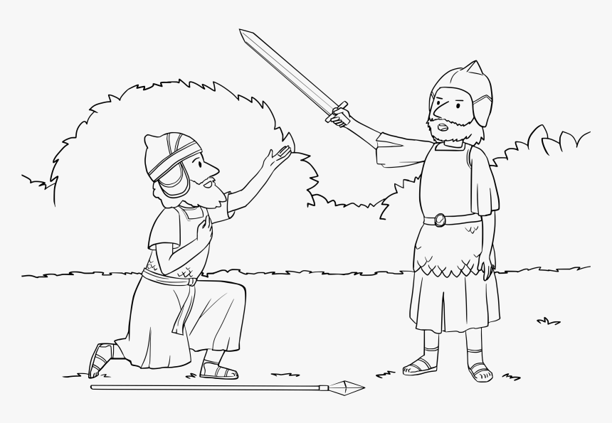 Joshua And The Commander Of The Lord S Army Coloring, HD Png Download