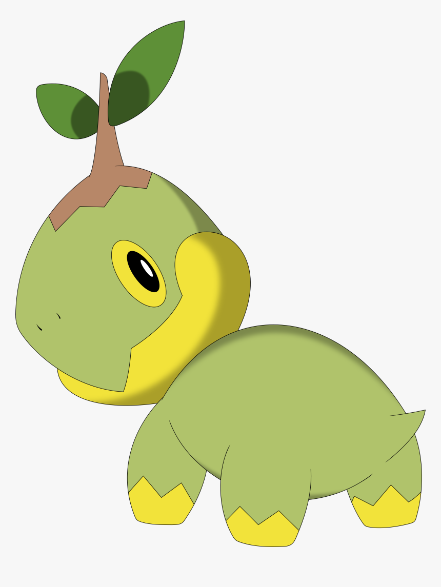 Naked Turtwig By Porygon2z Naked Turtwig By Porygon2z, HD Png Download