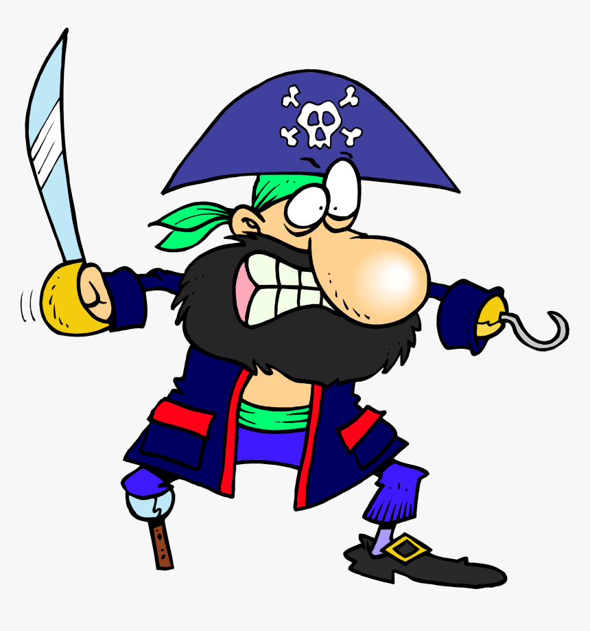 Captain Hook Piracy Pegleg Royalty-free Sticker, HD Png Download