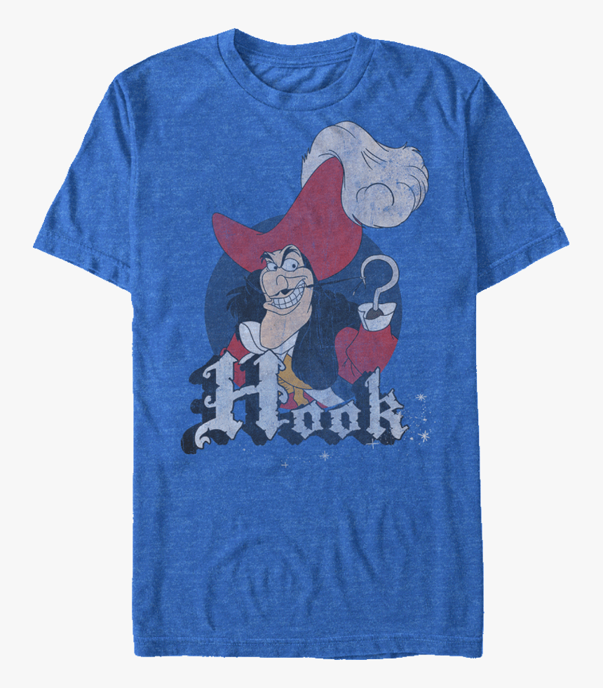 Peter Pan Captain Hook T-shirt, HD Png Download
