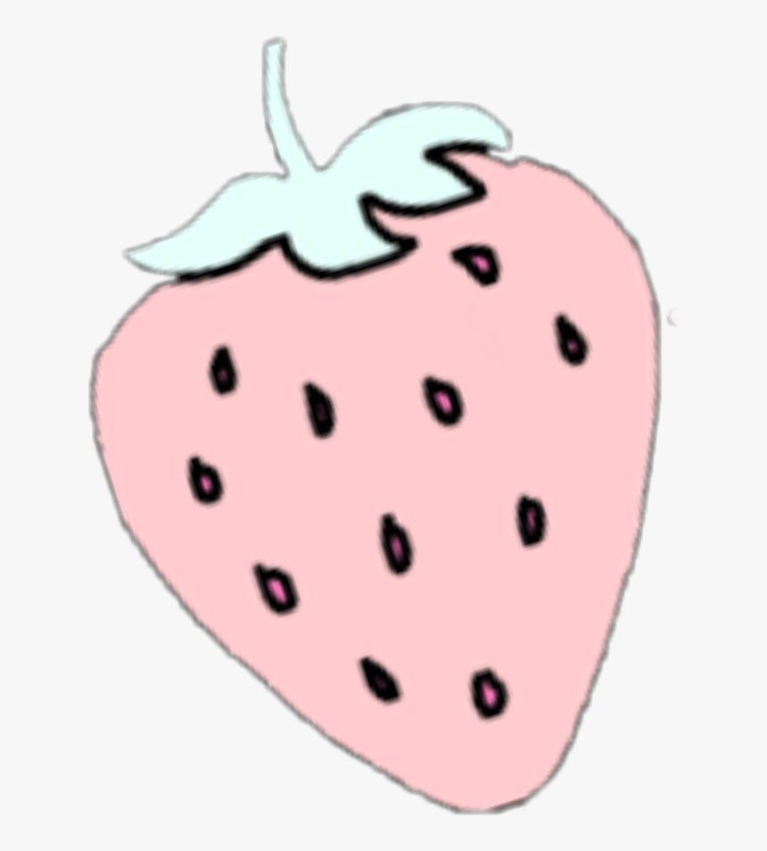 Strawberry Clipart Pastel, HD Png Download