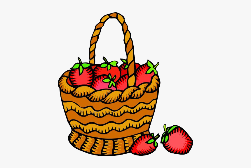 Strawberry Clipart Strawberry Basket, HD Png Download
