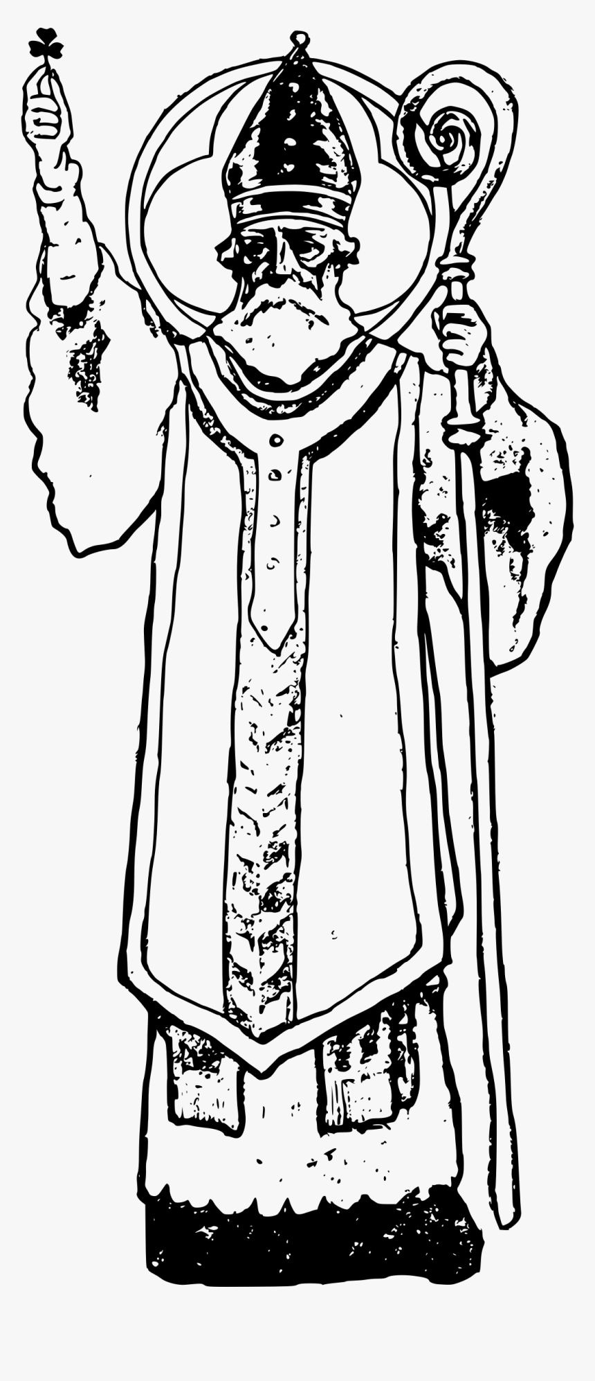 Saint Patrick Standing Clip Arts, HD Png Download