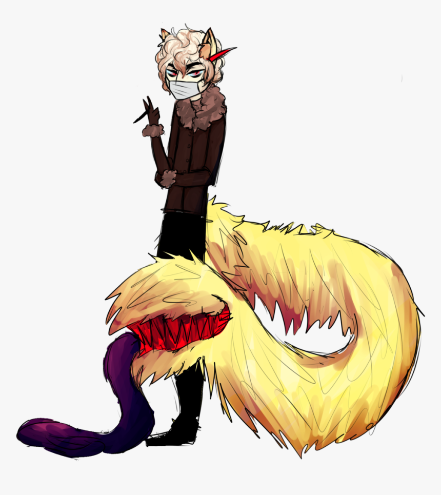 Drawn Werewolf Humanoid, HD Png Download