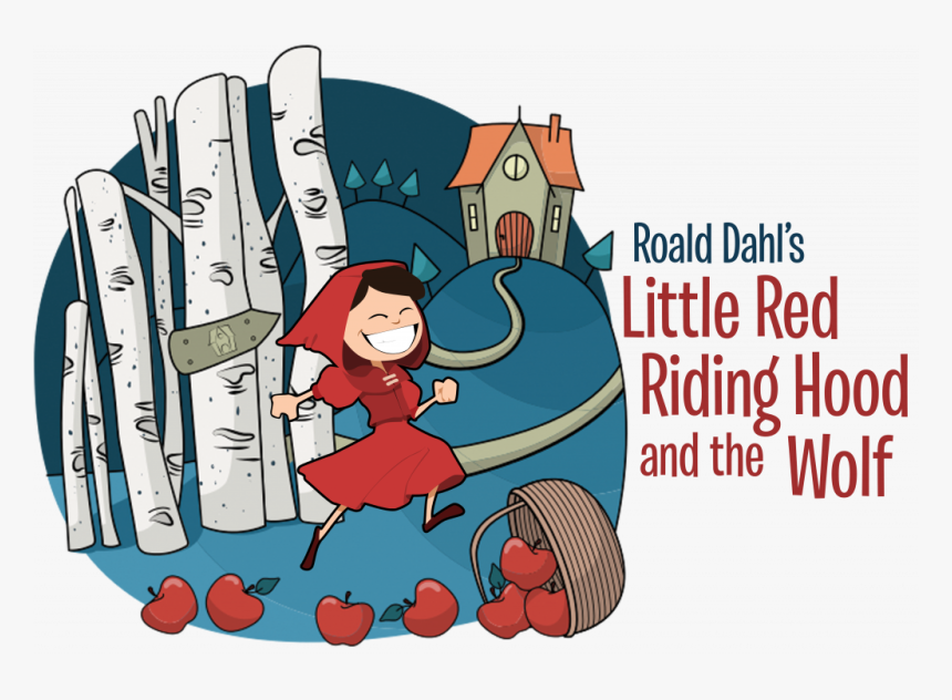 Roald Dahl S Little Red Riding Hood Skipping To Grandmother, HD Png Download