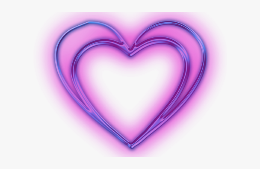 Heart Icons Neon, HD Png Download