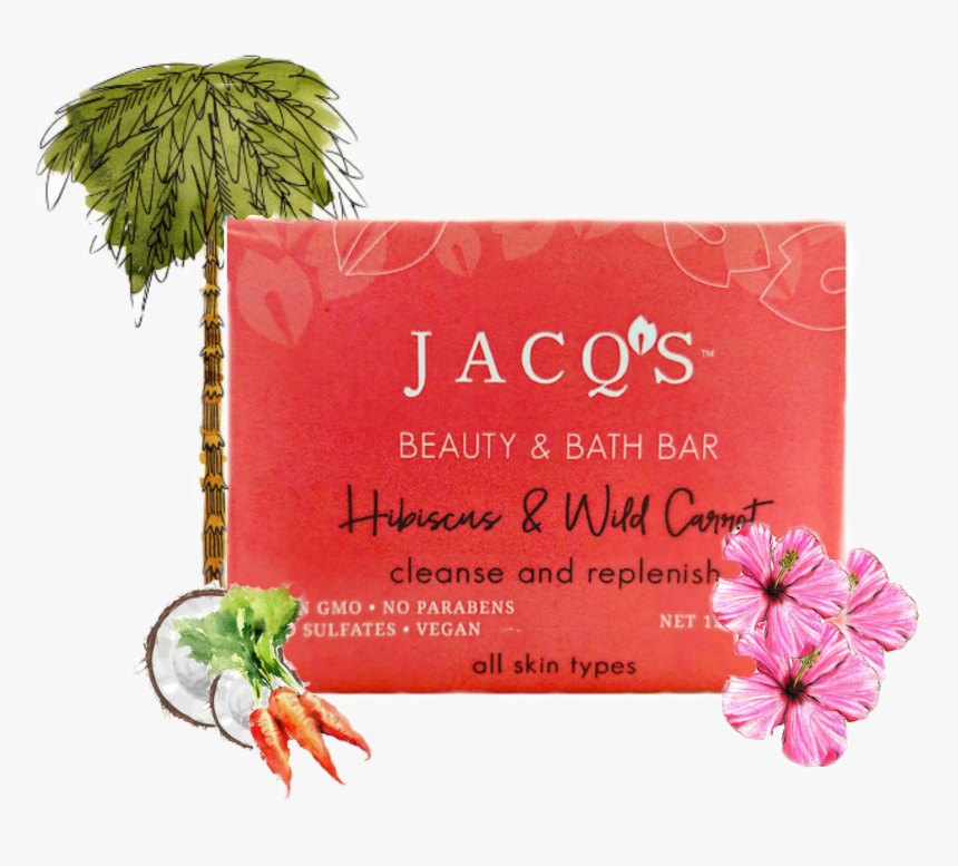 Wild Hibiscus & Carrot Cleansing Bar, HD Png Download