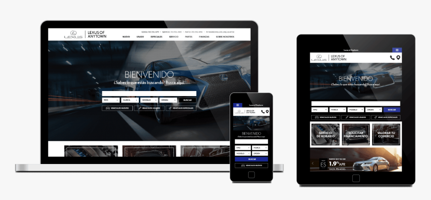 Ressponsive Screen Images For Spanish Websites, HD Png Download