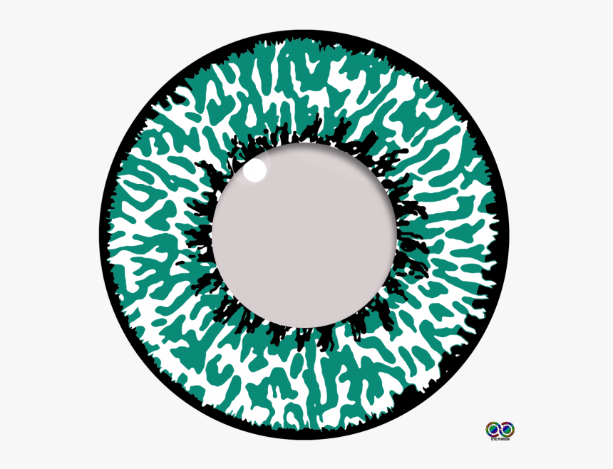 Two-tone Mystic Aqua Contact Lenses, HD Png Download