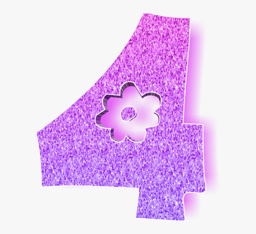 #four #4 #cuatro #number #numbers #number4 #numberfour, HD Png Download