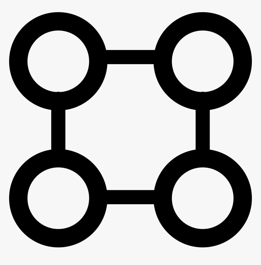 Objeto Con Cuatro Circulos Y Cuatro Cuadrados Clipart, HD Png Download