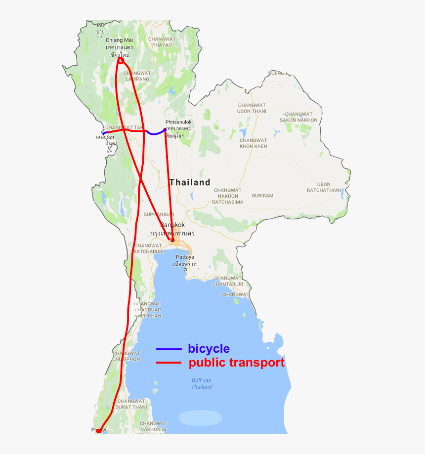 Thailand Map Outline , Png Download, Transparent Png