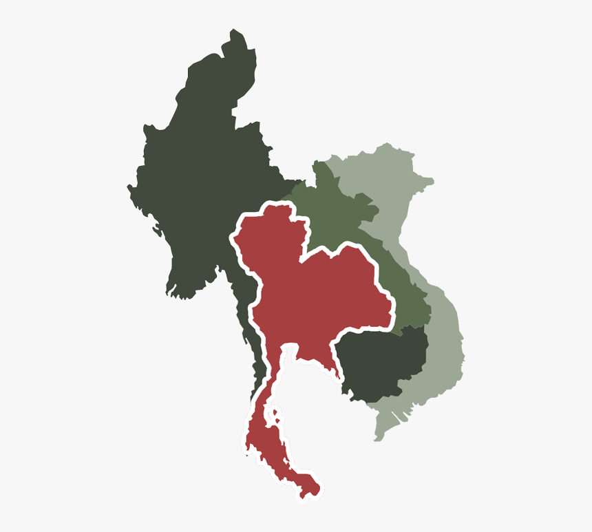 Thailand Map Png, Transparent Png