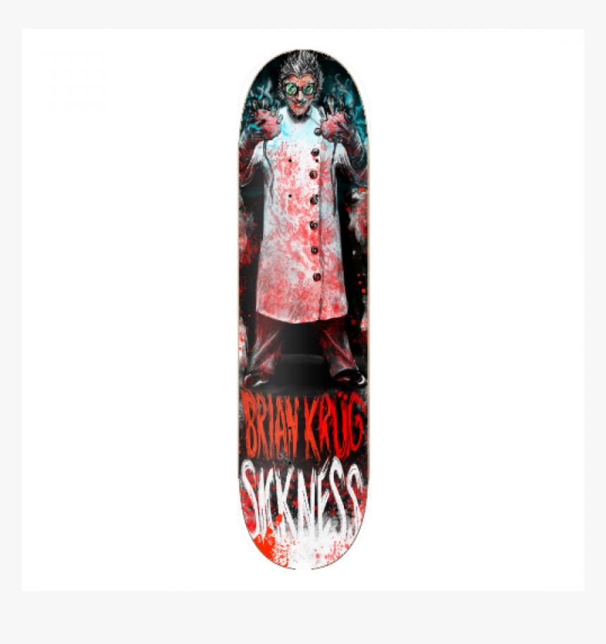 Brian Krüg Mad Scientist Sickness Skateboards, HD Png Download