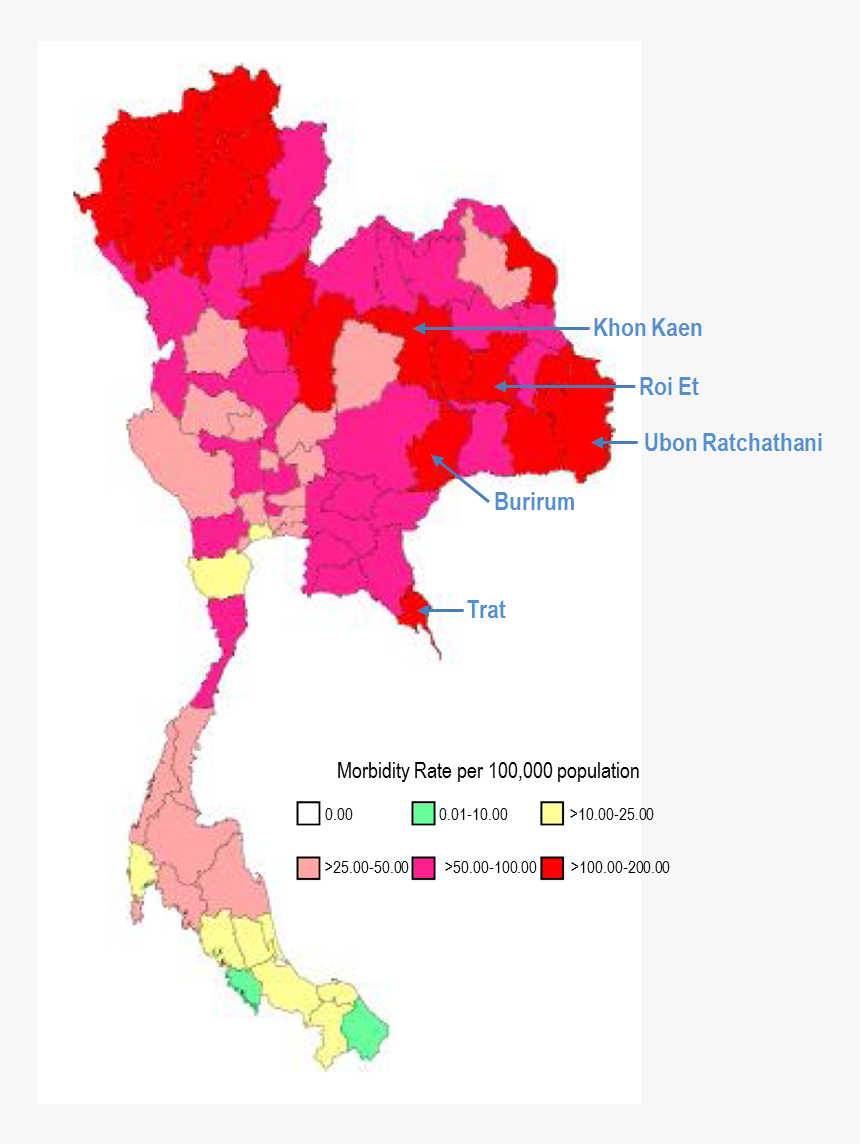 Transparent Thailand Map Png, Png Download