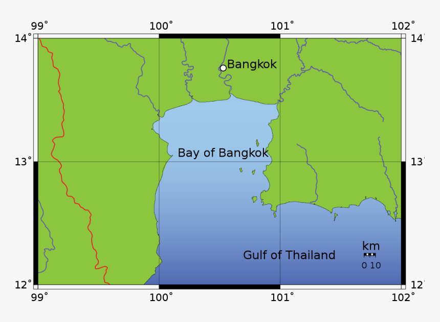 Thailand Map Png, Transparent Png