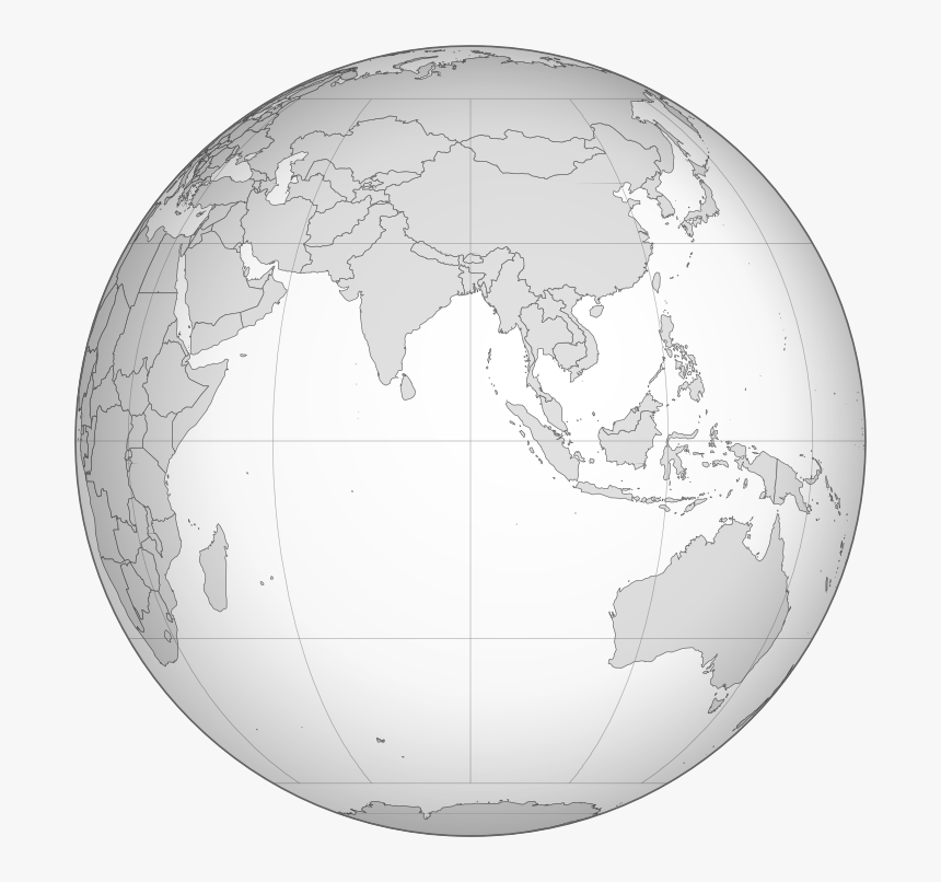 Blankmap Ao 270w Asia Map Of Asia With, HD Png Download