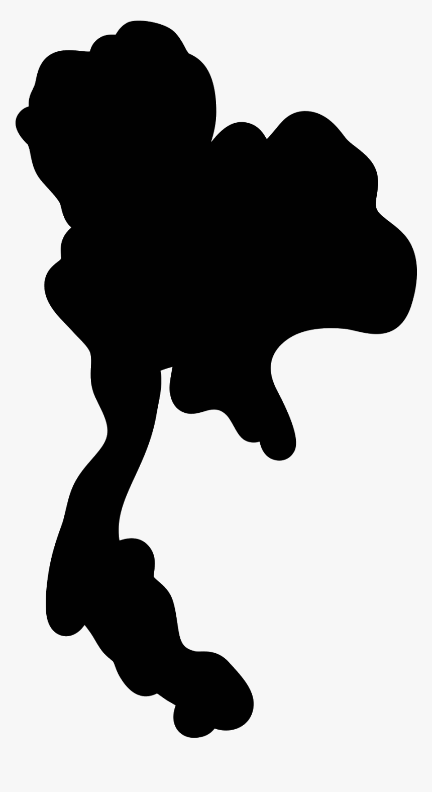 Thailand Map Filled Icon, HD Png Download