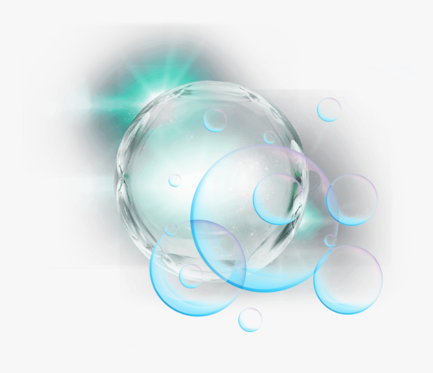 #mq #blue #bubbles #bubble, HD Png Download