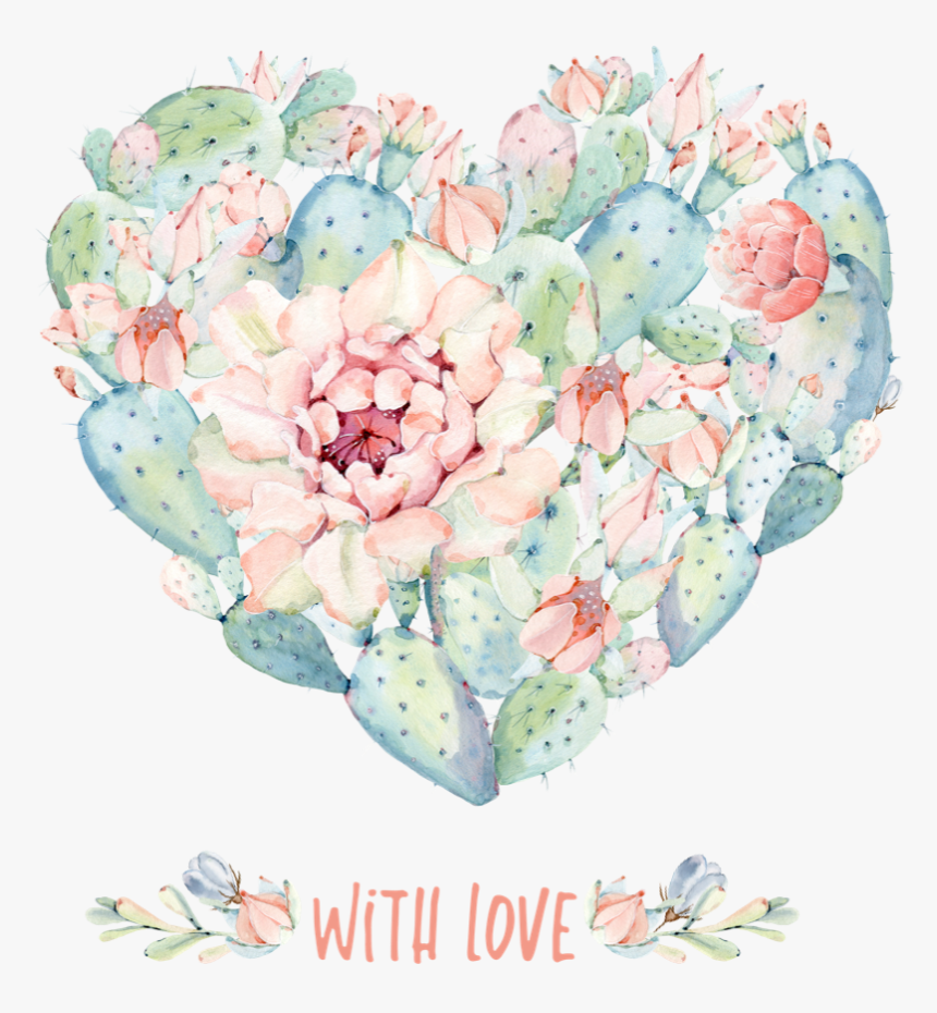 Download Transparent Watercolor Cactus Png Png Download Transparent Png Image Pngitem