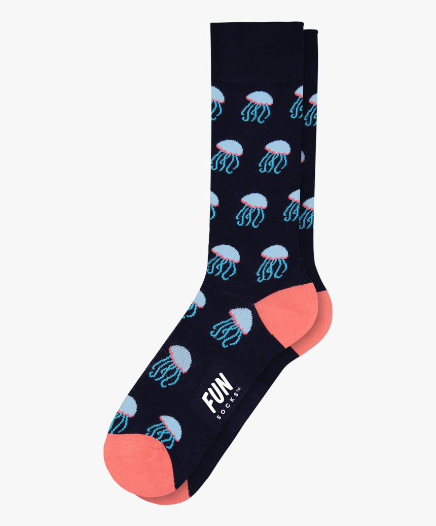 Men S Jellyfish Dress Socks, HD Png Download