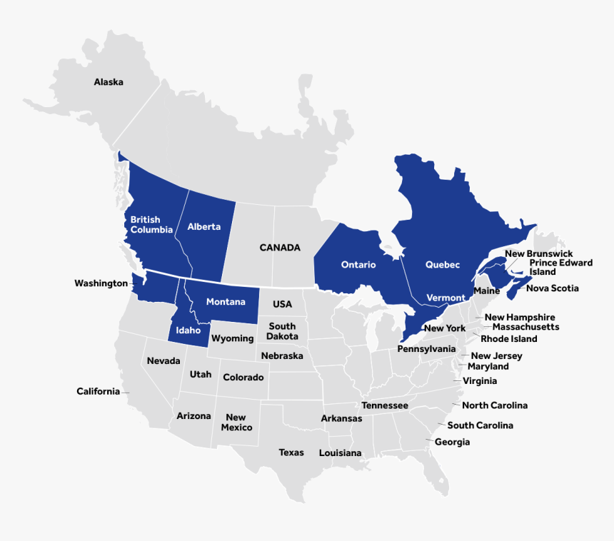 Canada Map Png, Transparent Png