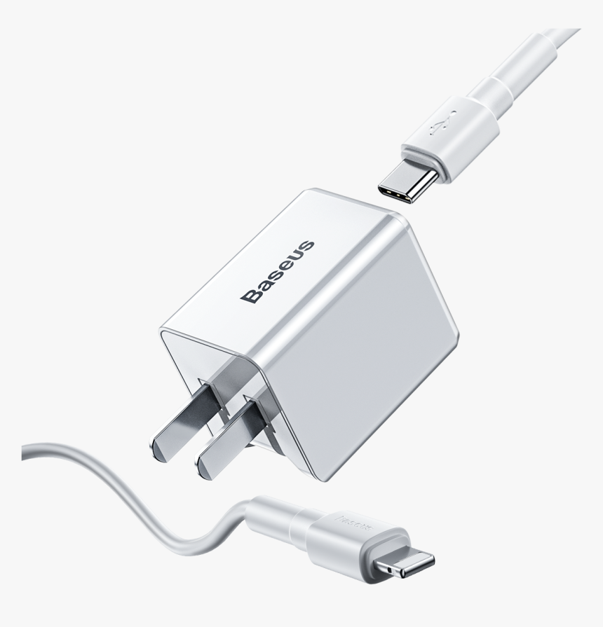 Baseus 18w Pd Qucik Usb Charger Pd 18w C-ldata Cable, HD Png Download
