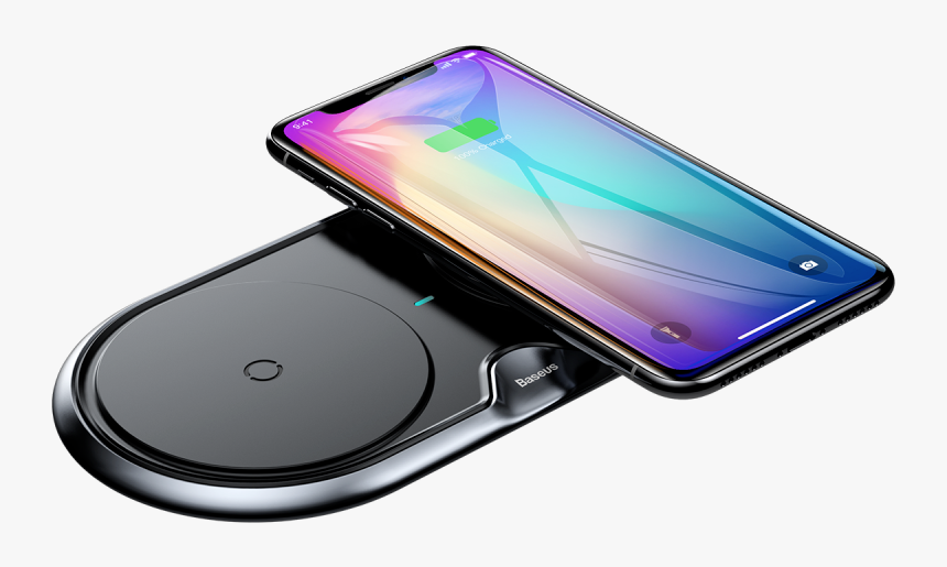 Baseus 10w Dual Wireless Charger Desktop Base For Iphone, HD Png Download