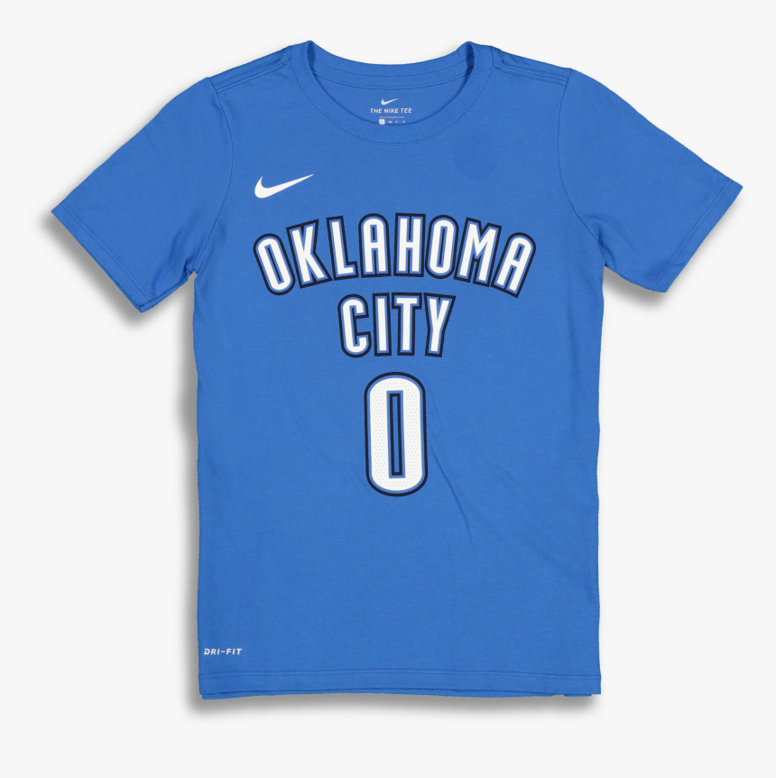 Nike Boys Icon N&n Tee Russell Westbrook Blue, HD Png Download
