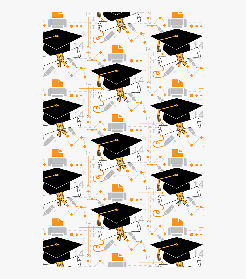 Graphic Designer Graduation Invitation Pattern On Behance, HD Png Download