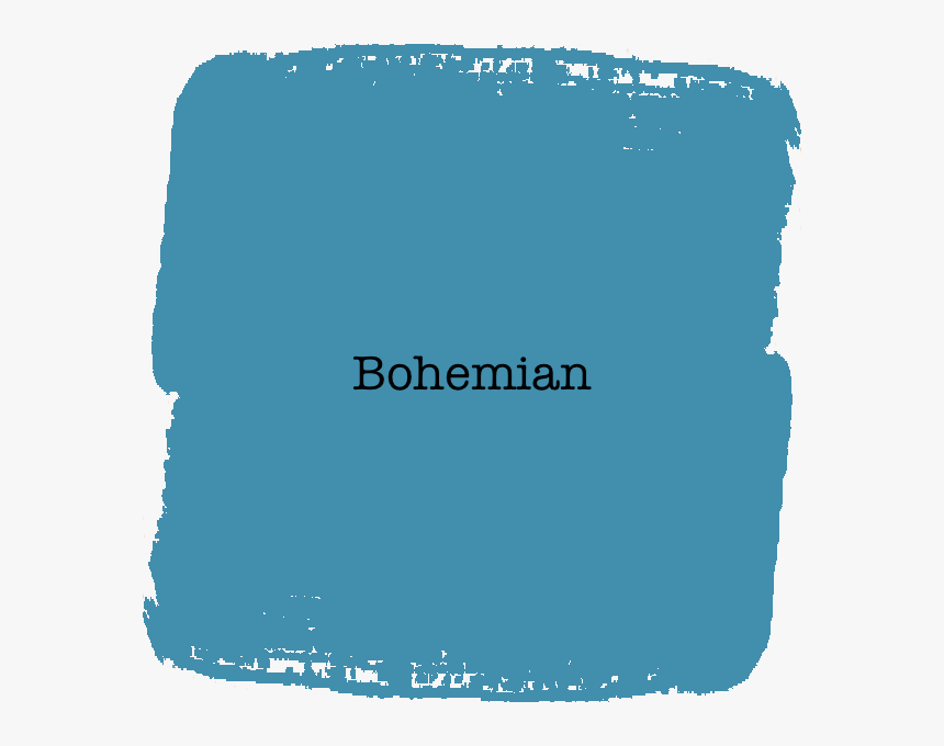 Vintage Paint Bohemian, HD Png Download