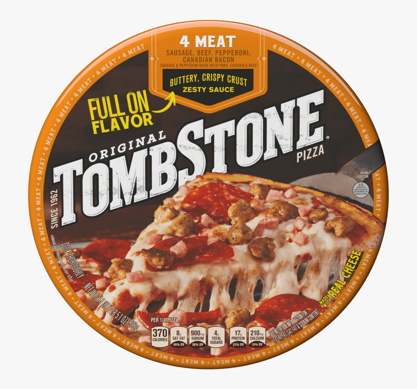 Tombstone Original 4 Meat Frozen Pizza, HD Png Download