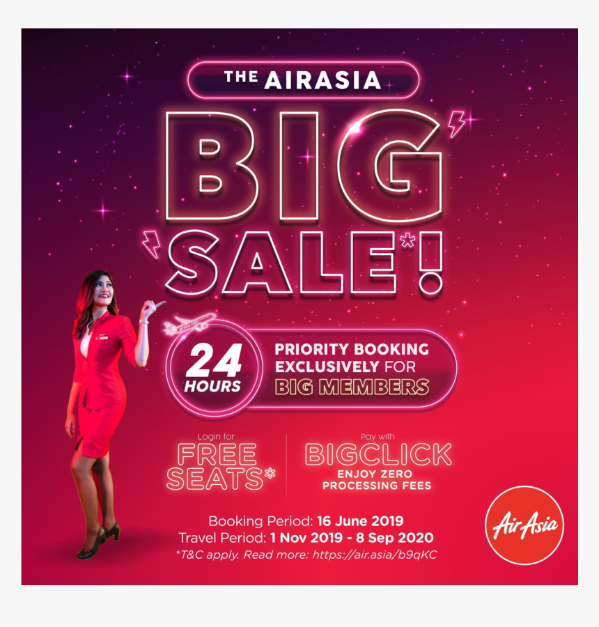 Airasia Big Sale, HD Png Download
