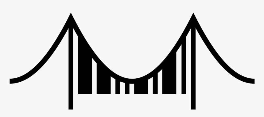 Wikidata Morese Code Logo Suspension Bridge Clipart, HD Png Download