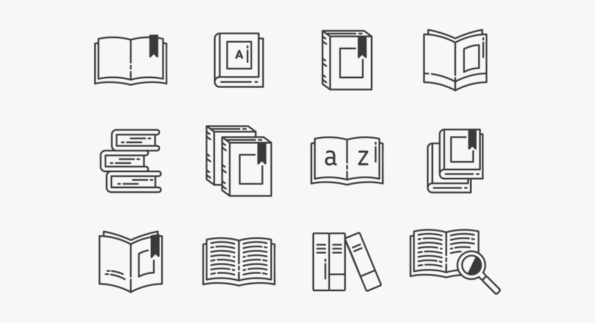 Libro Icons Vector, HD Png Download