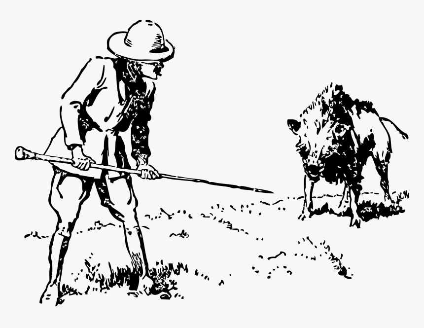 Hunting Boar Clip Arts, HD Png Download