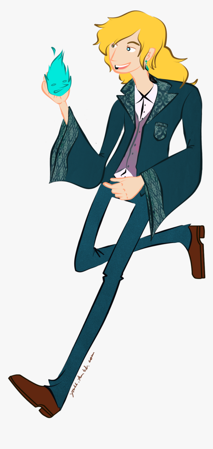 “ “ Howl And Calcifer From Dianna Wynne Jone’s Book,, HD Png Download
