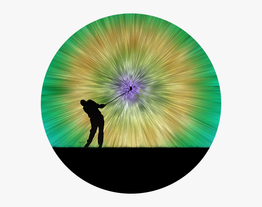 Golfer Silhouette Png, Transparent Png