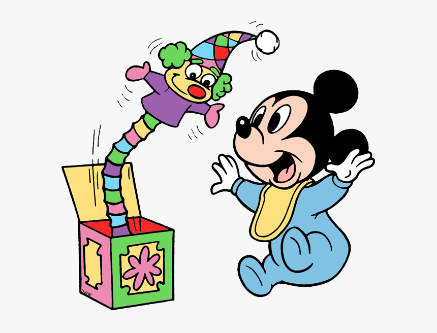Baby Mickey S Wind-up Clown, HD Png Download