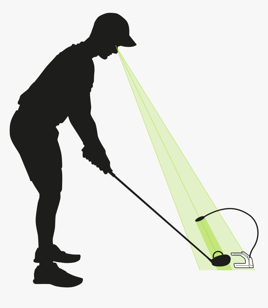 Golfer Silhouette Png, Transparent Png