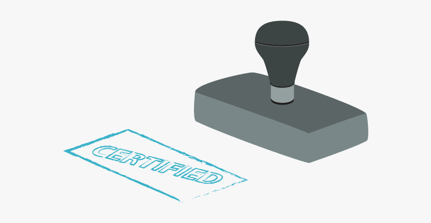 Certified Stamp Png, Transparent Png