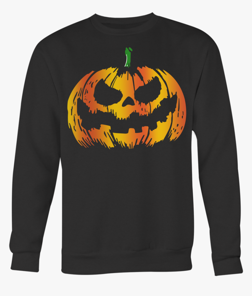 Disstressed Pumpkin Face Horror T-shirt, HD Png Download