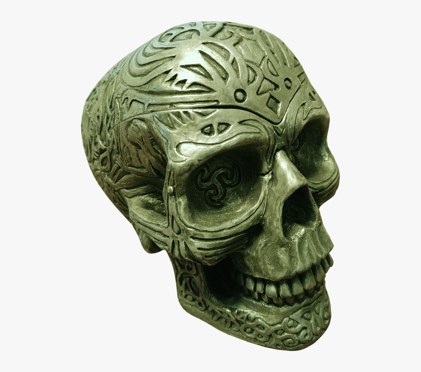 Skull, Skull And Crossbones, Creepy, Scare, Horror, HD Png Download