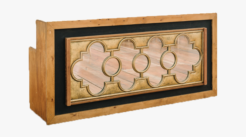 Gold Mirror Bar Front, HD Png Download
