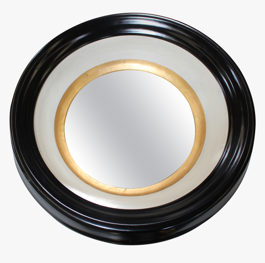 Custom Round Black And Gold Mirror Modern Style Mirrors, HD Png Download
