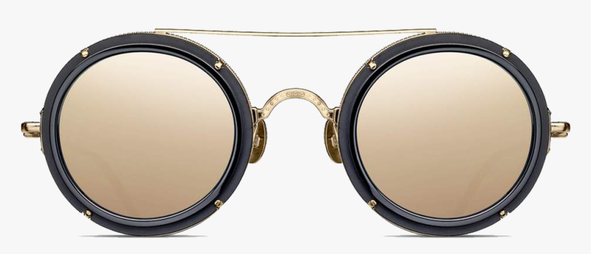 Matsuda M3080 Matte Black Brushed Gold Gld Mirror, HD Png Download