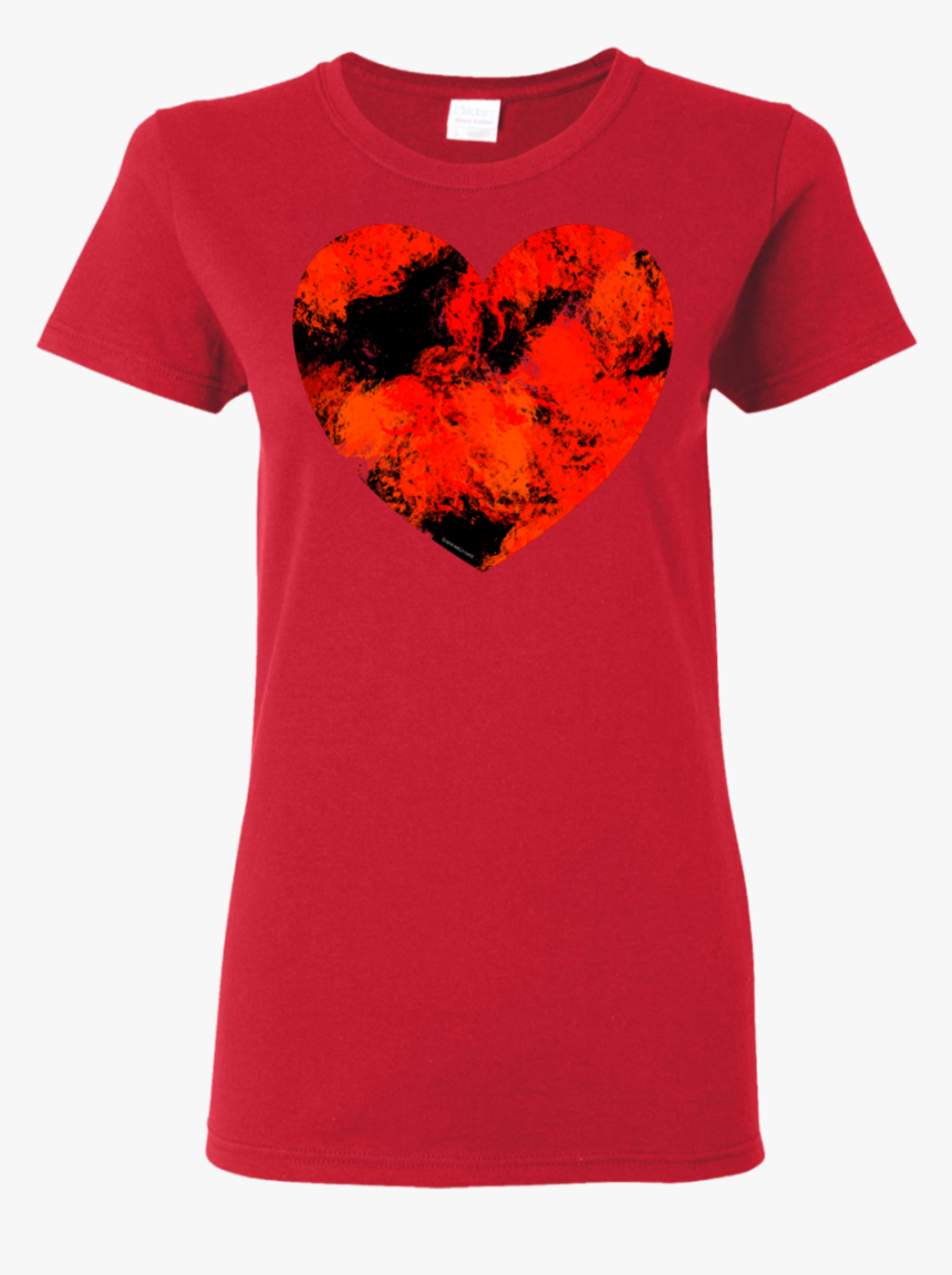 Grunge Heart - Ladies, HD Png Download