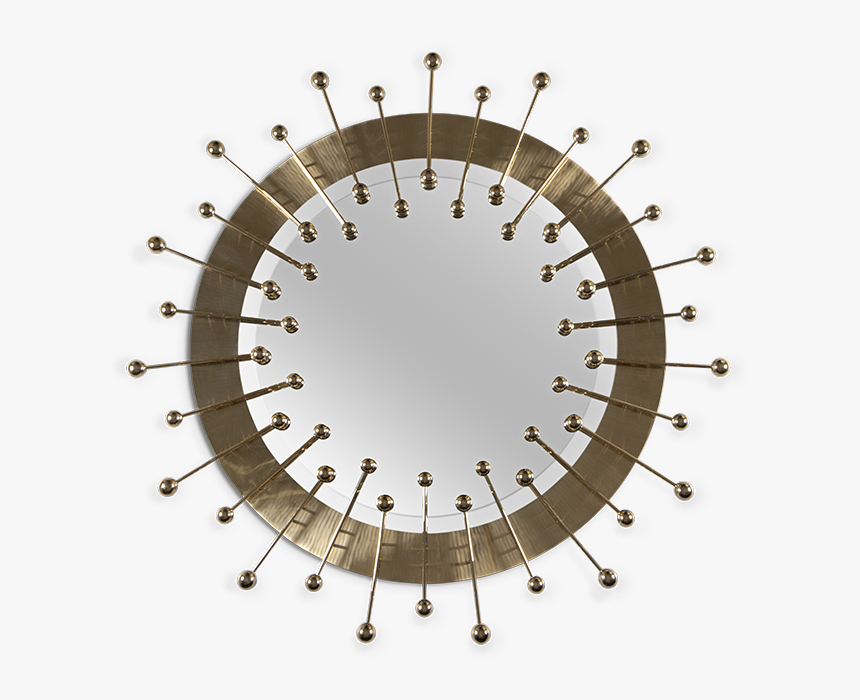 Gold Mirror Png, Transparent Png